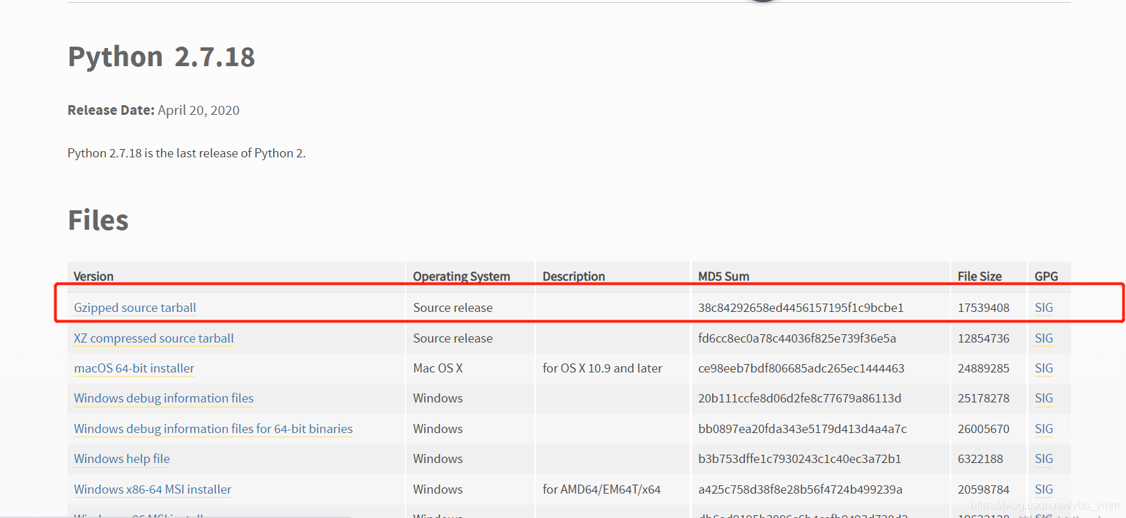 Linux 下安装python2.7_python-2.7.18.tgz 包下载-CSDN博客