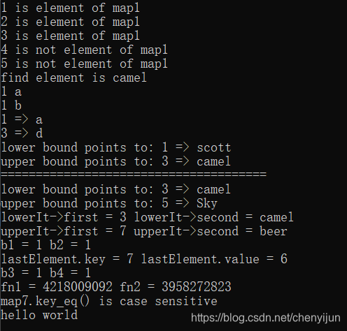 unordered_multimap学习之查找操作和观察器操作count,find, contains(C++20),equal_range ...