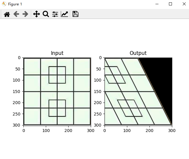 opencv-python-仿射变换-图片拉伸成平行四边形