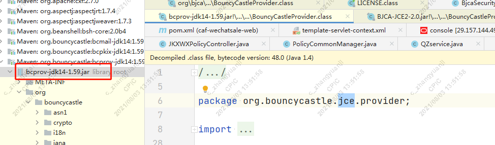class “org.bouncycastle.jcajce.provider.symmetric.IDEA$Mappings“‘s ...