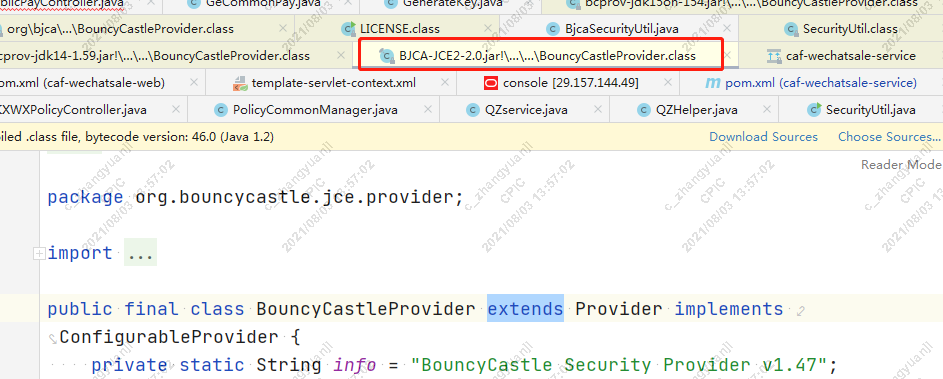 class “org.bouncycastle.jcajce.provider.symmetric.IDEA$Mappings“‘s ...