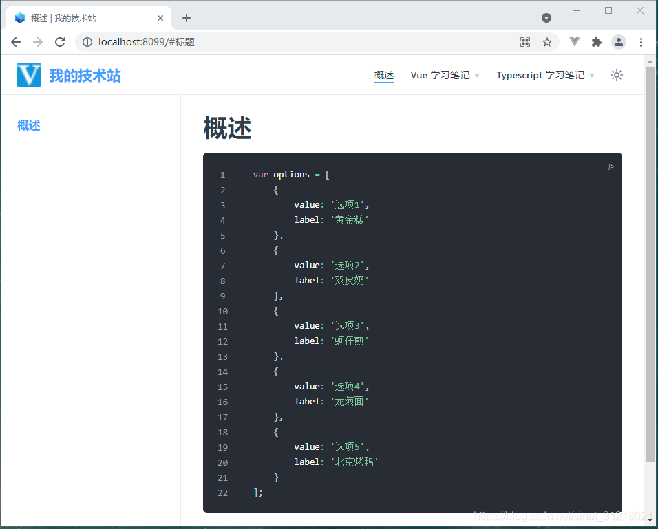 08. Vuepress2.x Markdown 中显示代码