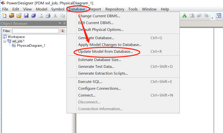 Sybase PowerDesigner16.5 Reverse Engineering PostgreSQL12.6 Database ...