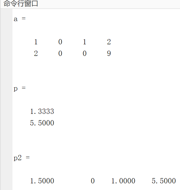 【MATLAB】二维数组每一行的最大值，每一行非零元素的平均值及最小值_matlab一行最多10523个值吗-CSDN博客
