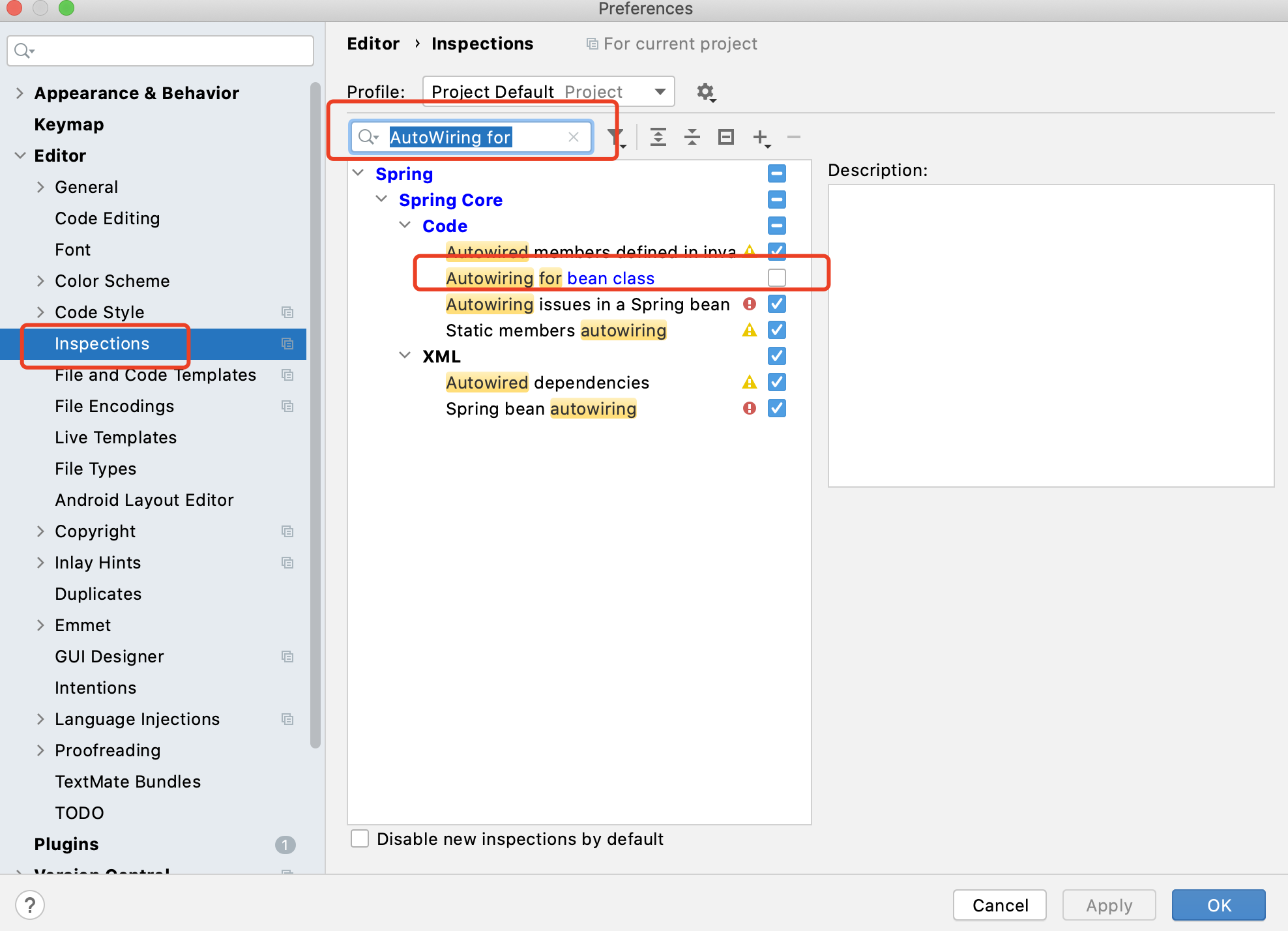 解决：IDEA误报“Could not autowire”怎么关闭