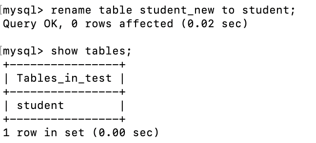 sql rename column