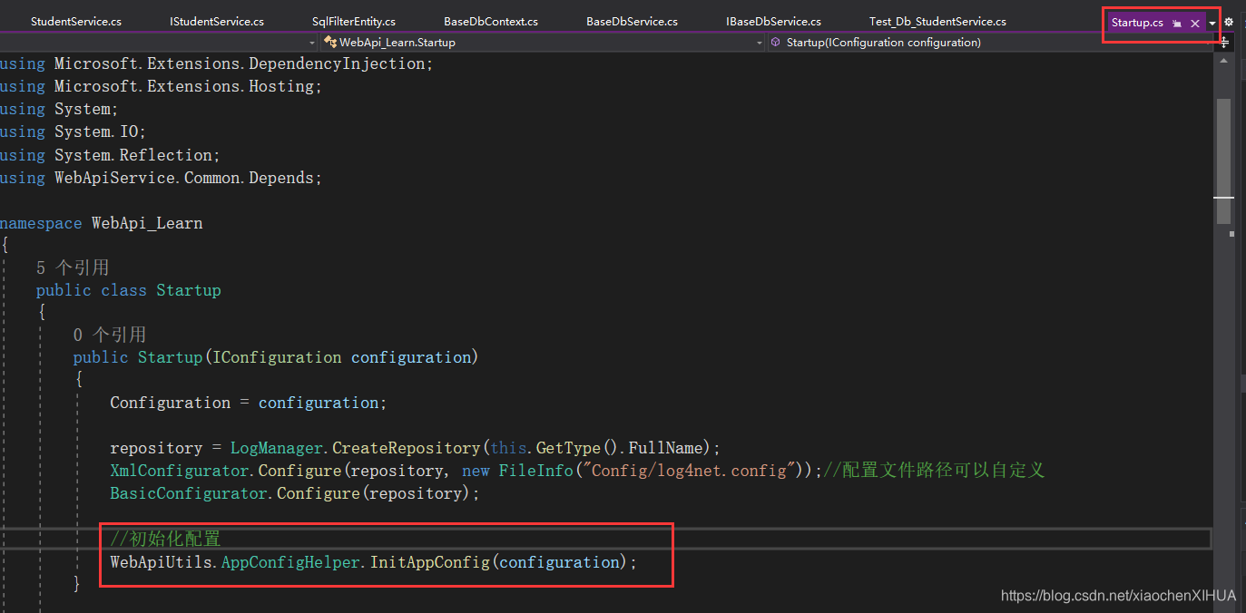 .NET Core WebApi中实现数据库的操作(之SqlServer)_public class appconfighelper ...