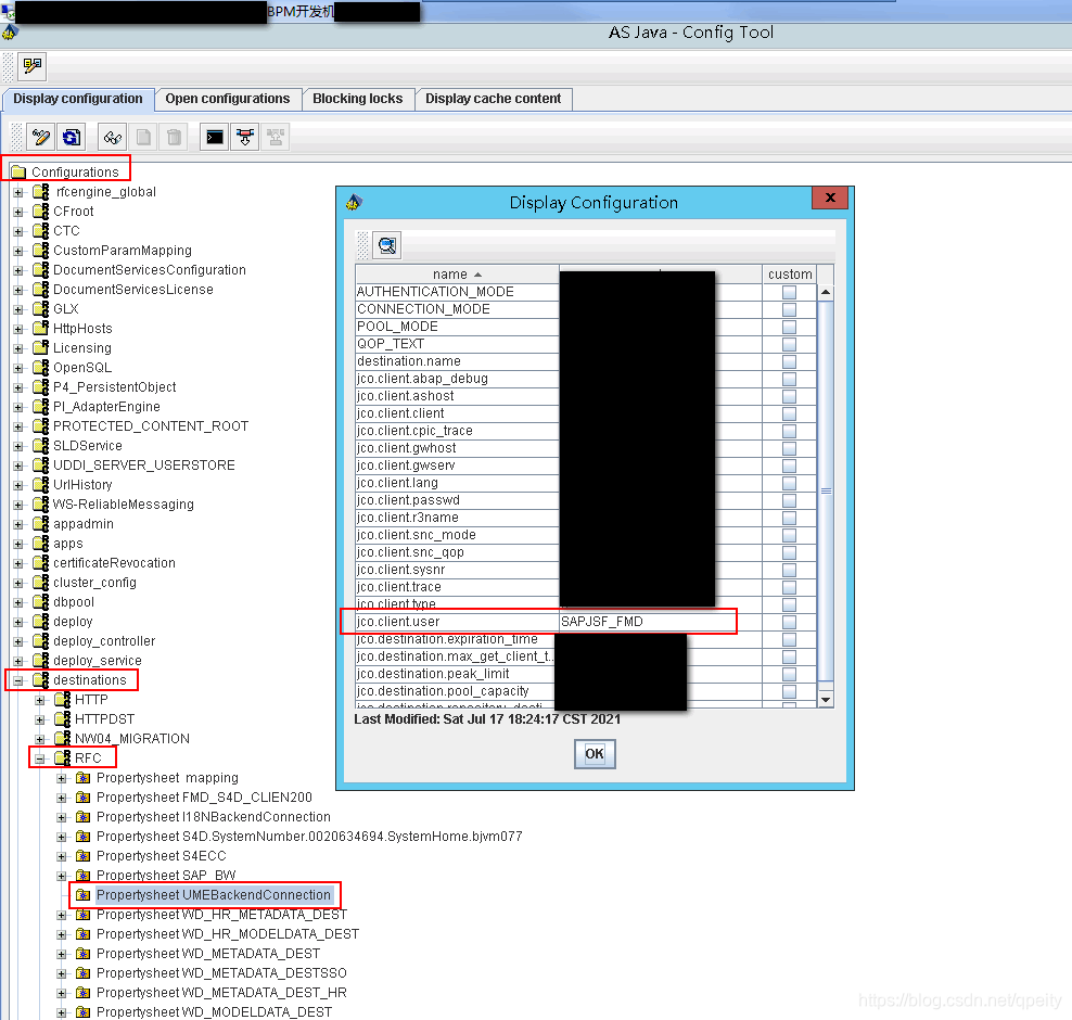 2542513 - AS Java fails to start - Initialization of destination UMEBackendConnection failed