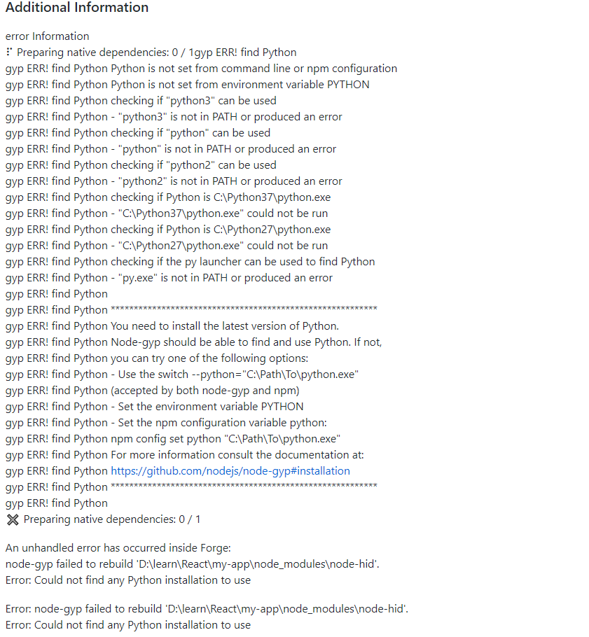 解决ELECTRON打包一些原生包错误问题 nodehidCSDN博客