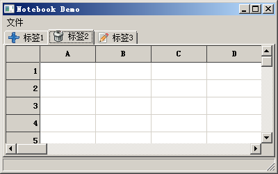 34、wxWidgets小部件之wxNoteBook