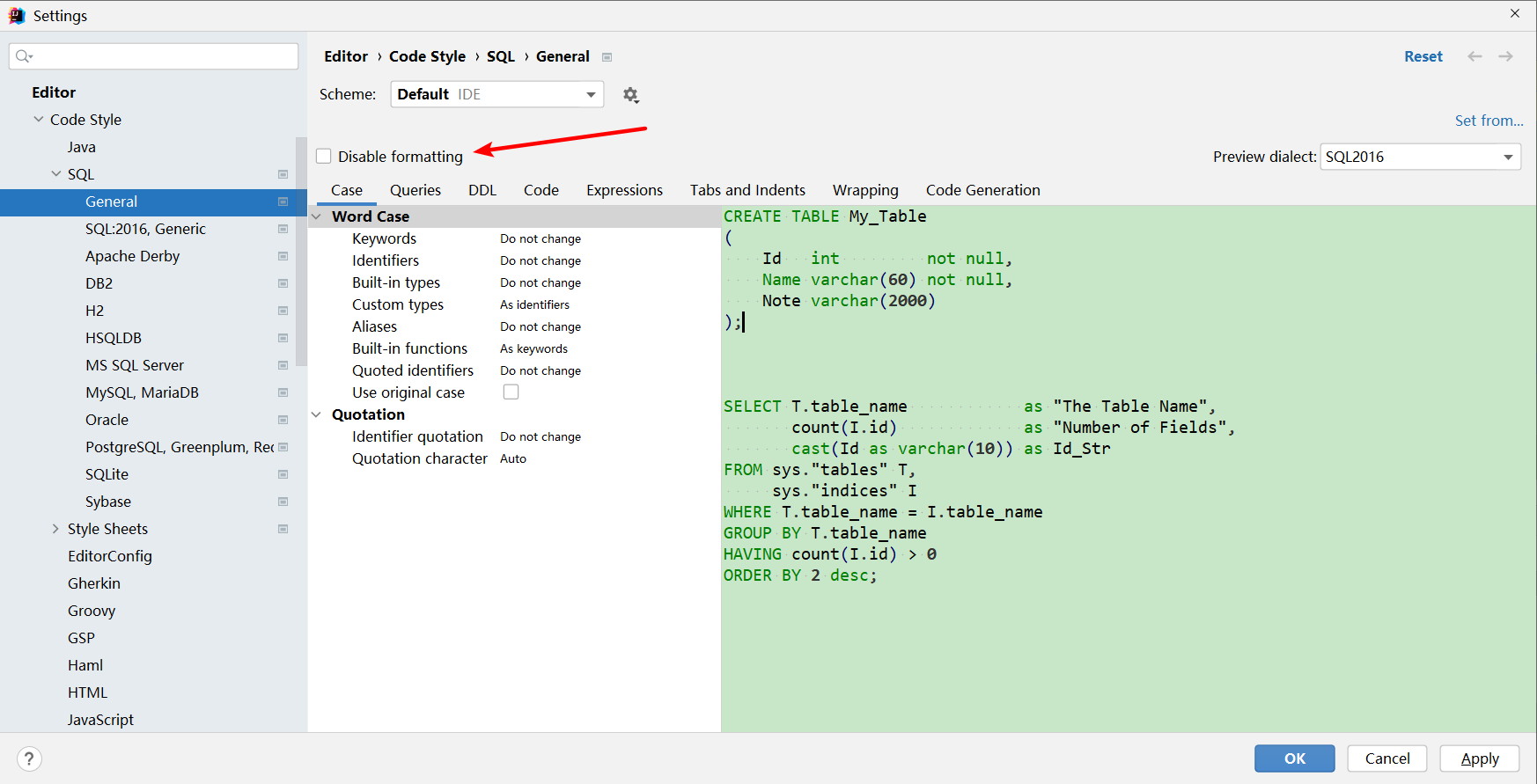 Intellij IDEA--格式化SQL文件的方法_idea sql格式化-CSDN博客