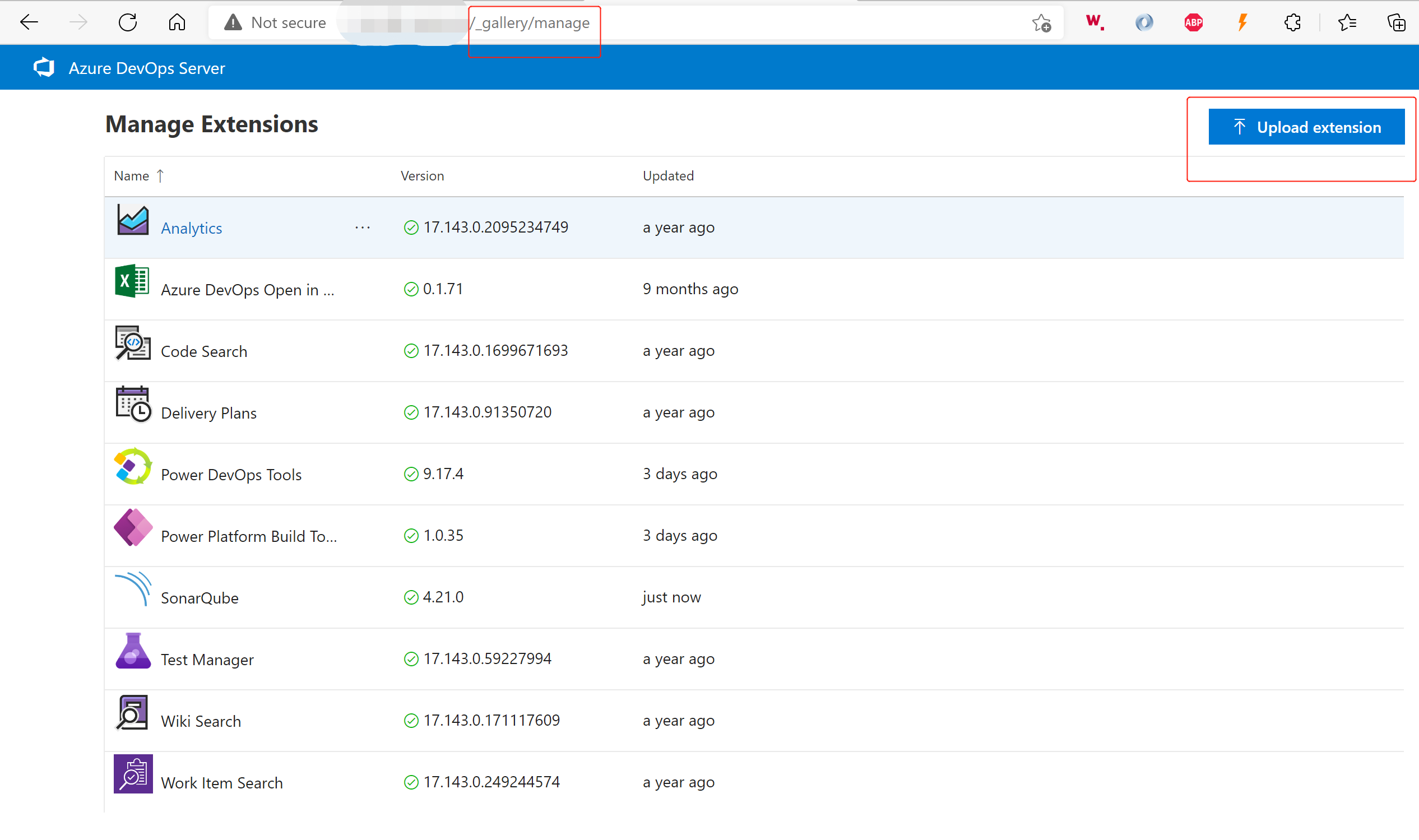 Azure DevOps 如何上传下载后的Extensions到你的OP环境_azure devops 上传下载CSDN博客