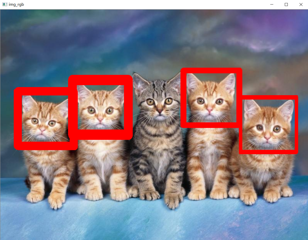 这里要提一下,当前只是模板匹配,如果我要做目标检测的话我们应该使用