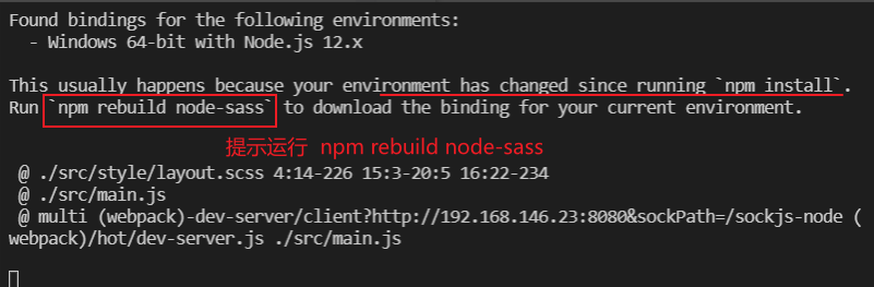 One, node-sass installation failure solution, Missing binding node-sass ...