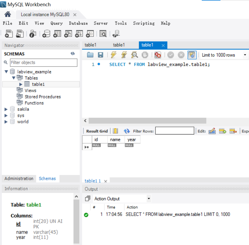 LabVIEW2020 (32-bit) Connection and read and write mysql database ...