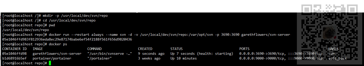 CentOS7中使用Docker安装SVN以及配置账号权限