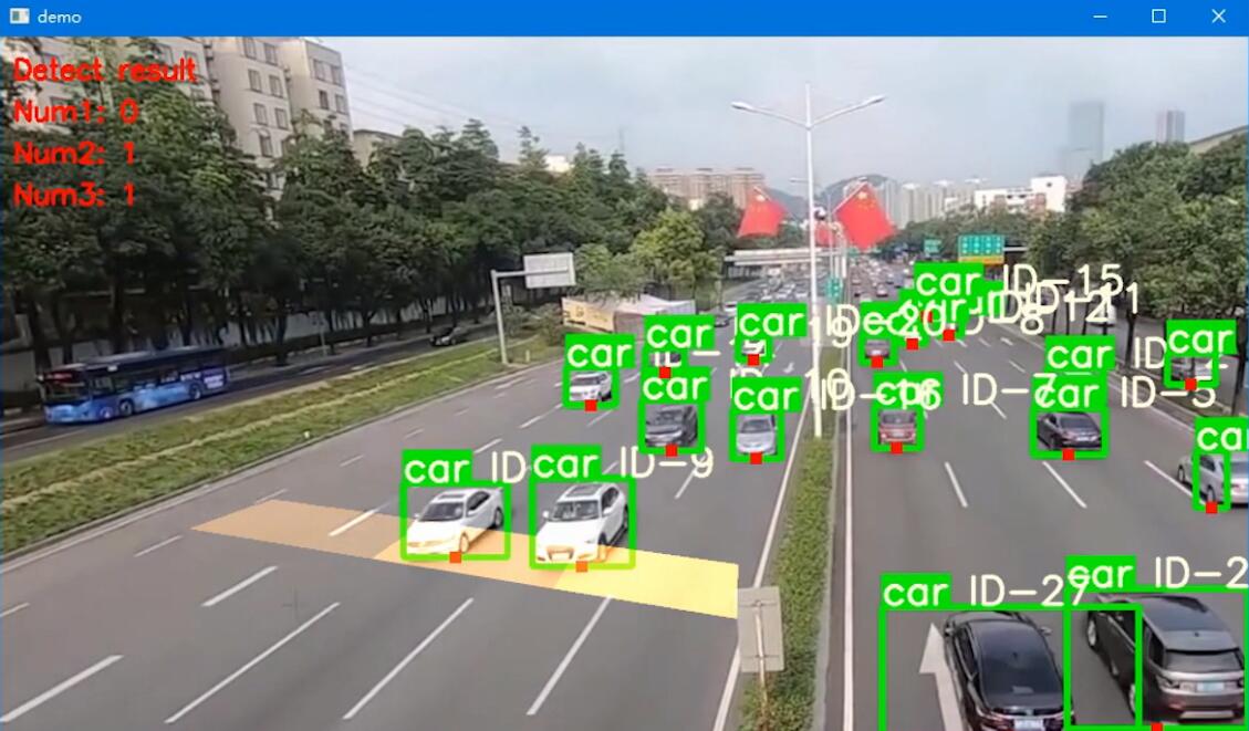 yolov5deepsort车流量跟踪计数