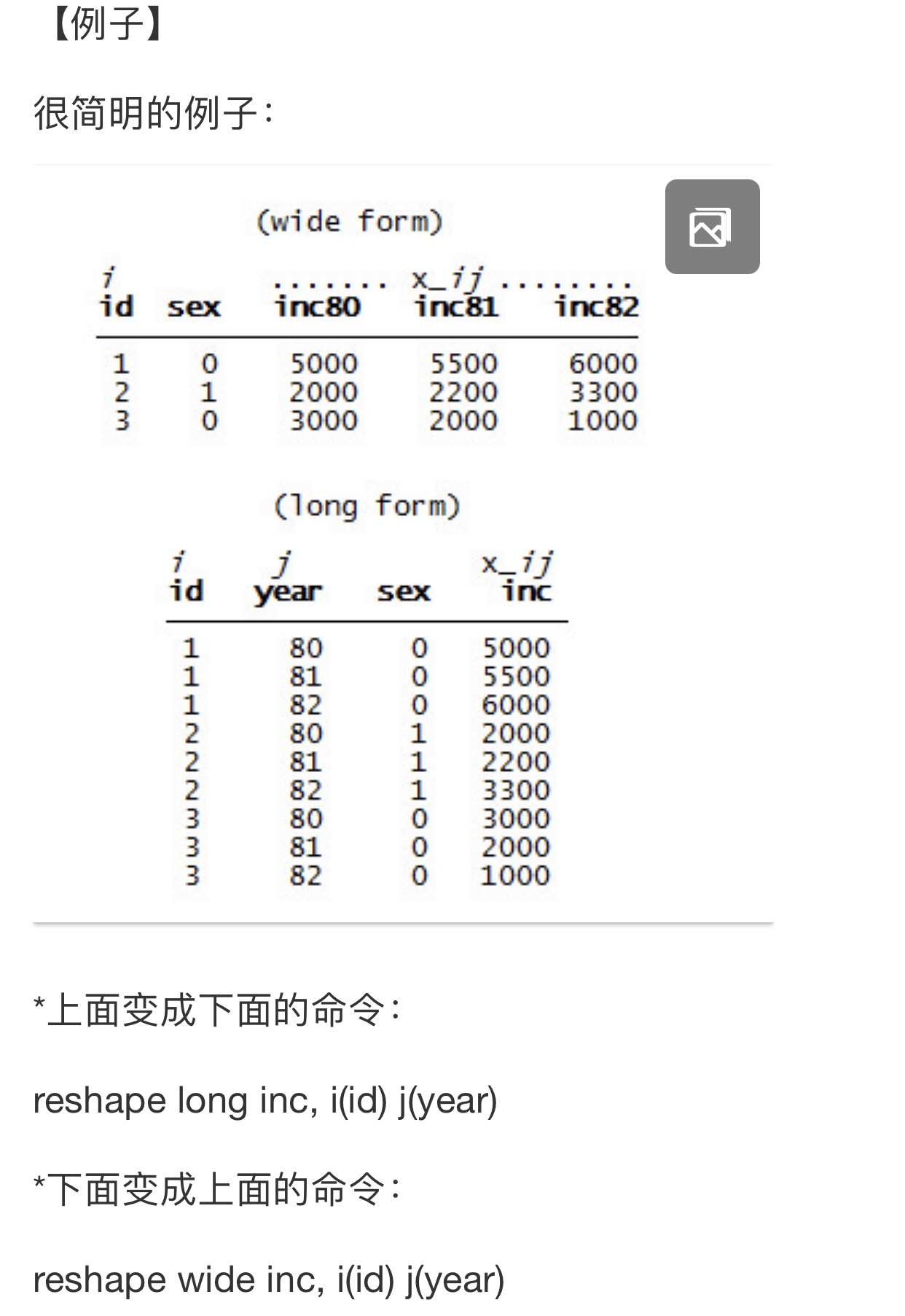 reshape long和wide函数怎么用？运用具体的例子实现.-CSDN博客