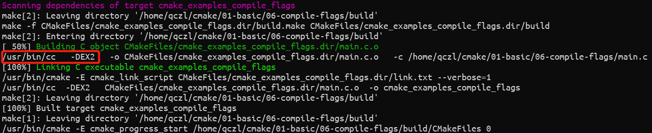 cmake compiler flags specific files