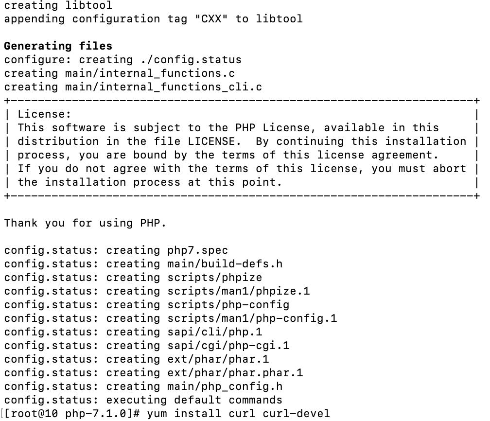 centos7 源码编译安装php7，报错make: *** 没有指明目标并且找不到 makefile。 停止。「建议收藏」