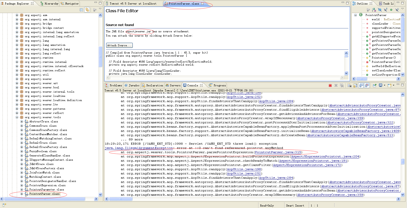 java.lang.IllegalArgumentException error at 0 can‘t find referenced