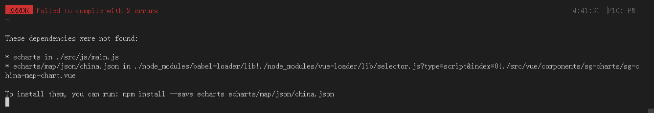 Echarts中国地图china.json