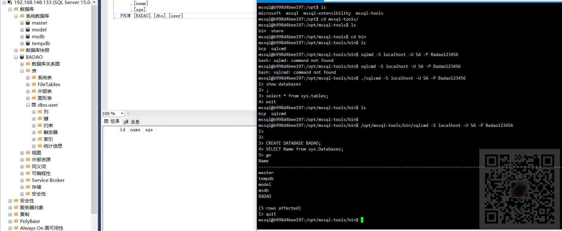 CentOS中使用Docker安装SqlServer以及遇到的那些坑