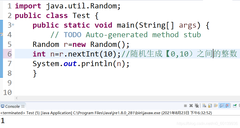 Random类中的nextInt()函数_random nextint-CSDN博客