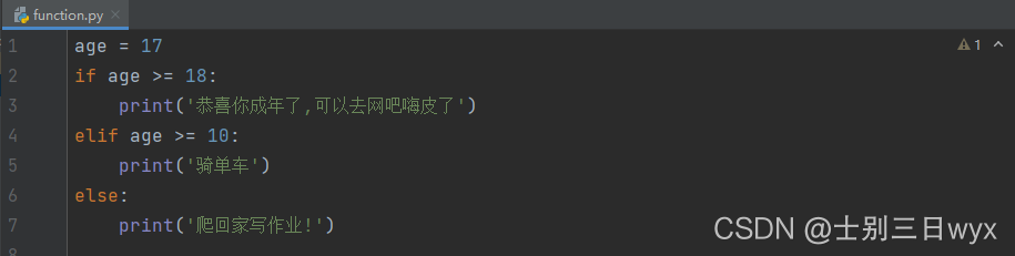 Python基础(if判断语句/逻辑运算符)