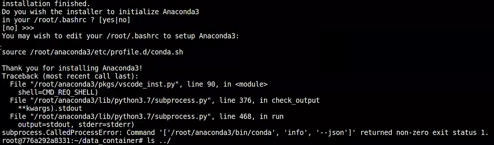 Anaconda报错 Bash Root Anaconda3 Bin Python Bad Interpreter Invalid Argument Xu98的博客 程序员its3 程序员its3