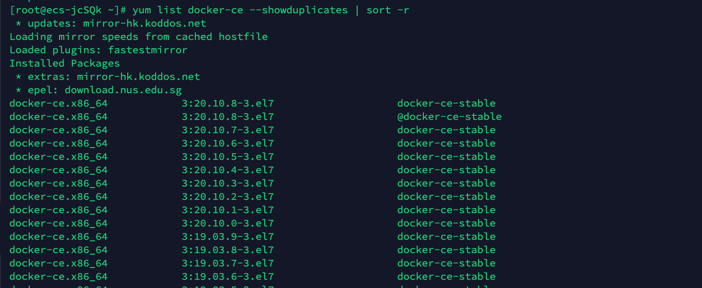 docker版本列表