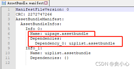 加载AB包(AssetBundle),通过Manifest文件,加载依赖