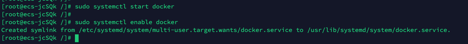 启动docker