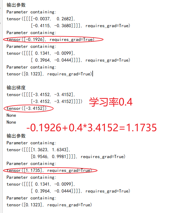 pytorch-用优化器来管理参数