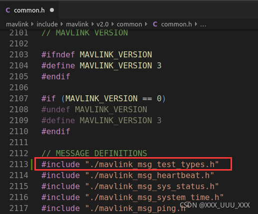 示例:添加与编译一个mavlink(test.xml)_mavlink协议 编译-CSDN博客