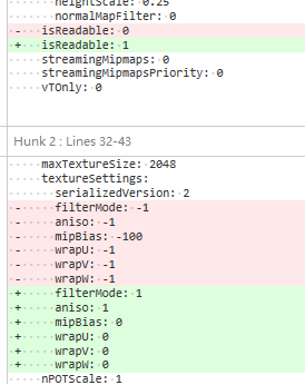 关于Unity贴图的meta文件莫名其妙变化的问题