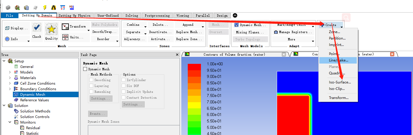 fluent17.0中Iso surface设置