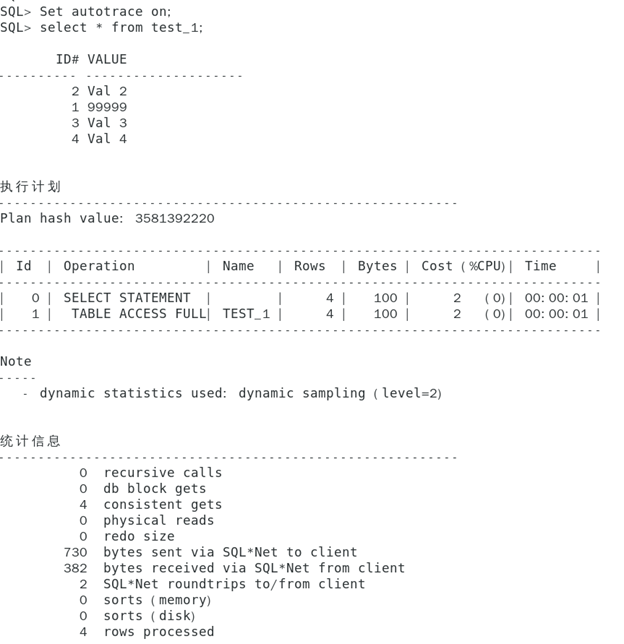 sql执行计划