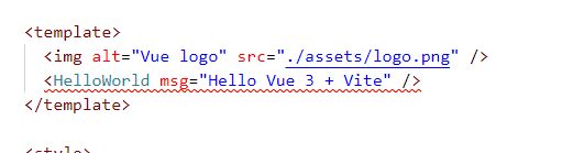 Vue文件在VsCode工具中红色波浪线的问题解决方法