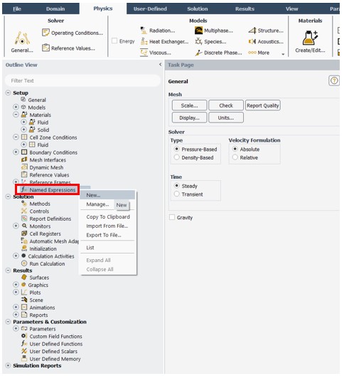 ANSYS FLUENT表达式应用_awayuk11的博客-CSDN博客_fluent表达式编辑器