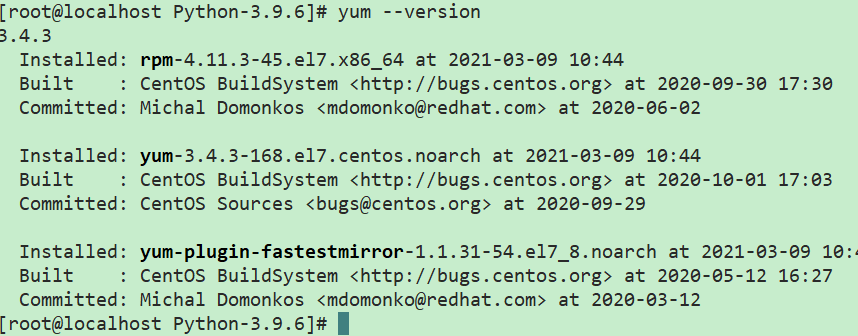 Linux 系统升级Python版本,2.7.5升级到3.9.6_alpine linux 升级python到3.9-CSDN博客