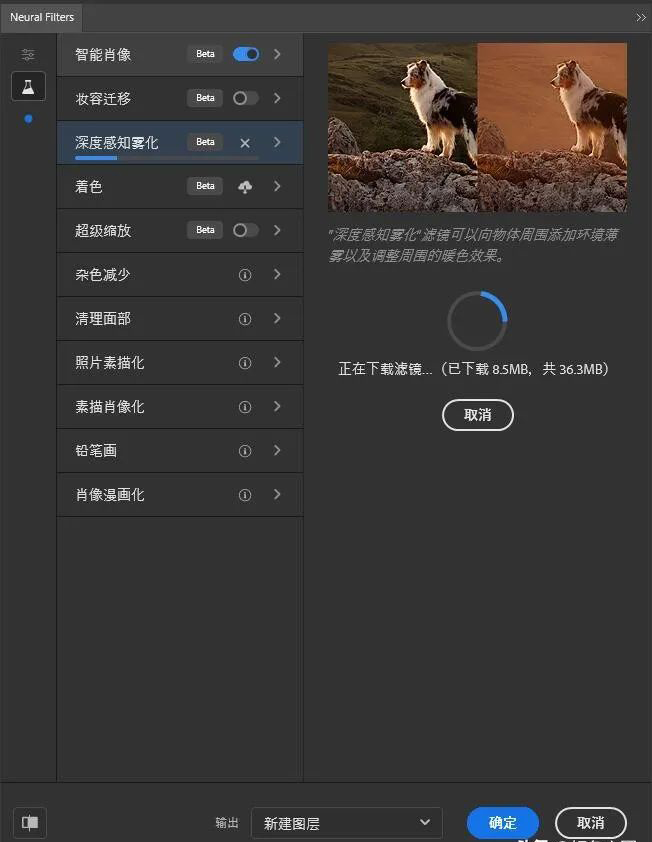 PS2021神经滤镜Neural Filters离线安装包 亲测可用
