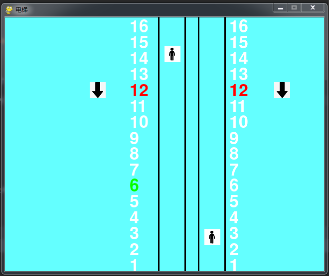 我用python中的pygame写了一个电梯程序V2.0：两部电梯_代码电梯模型-CSDN博客