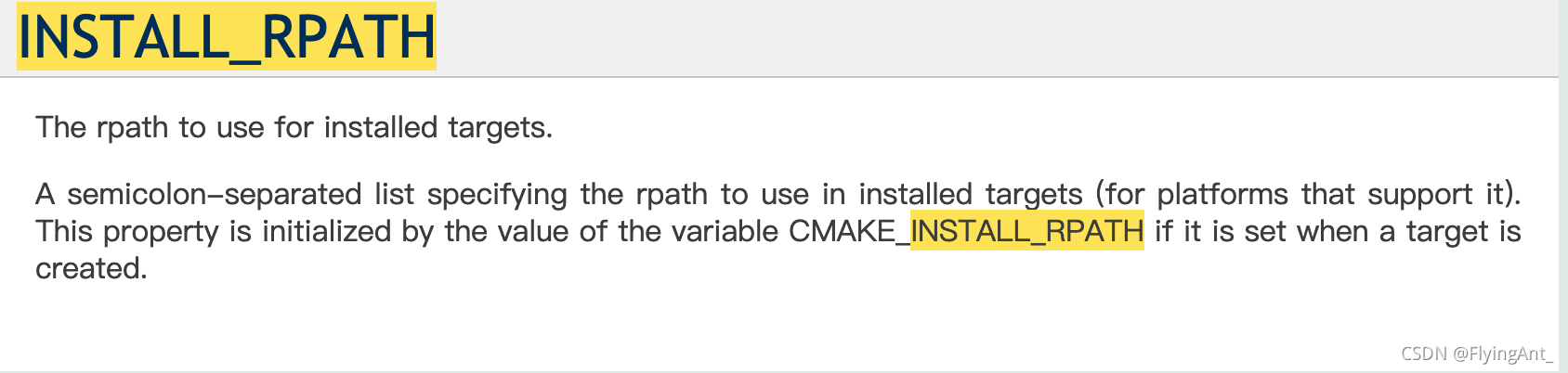cmake属性 INSTALL_RPATH_cmake install rpath-CSDN博客