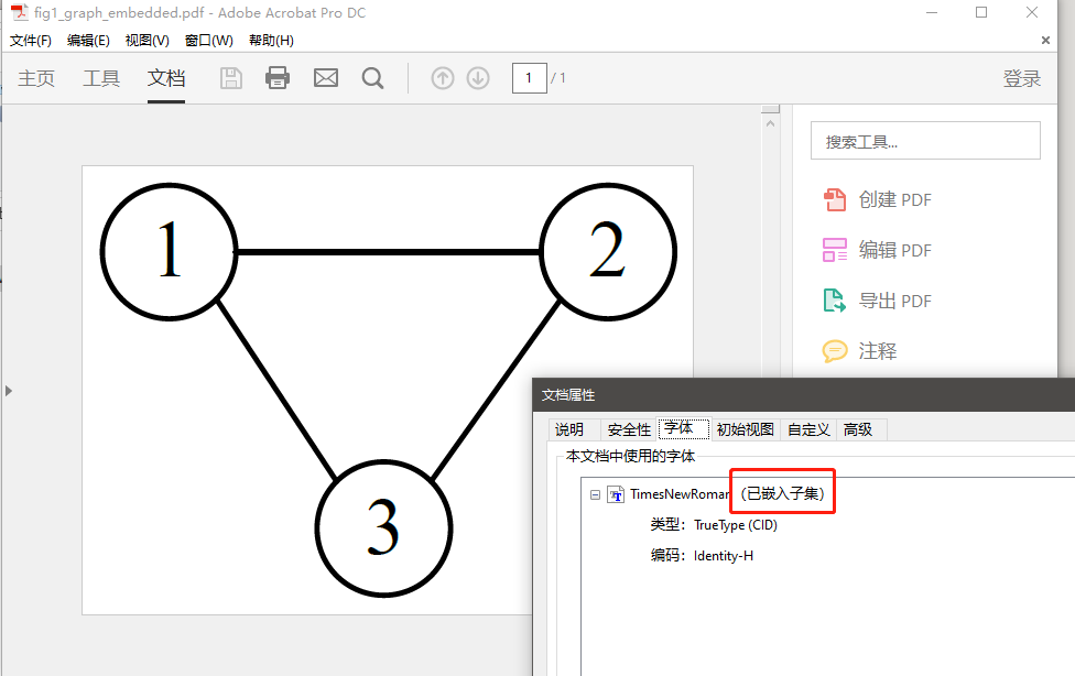 pdf嵌入字体（不用adobe pdf打印机）