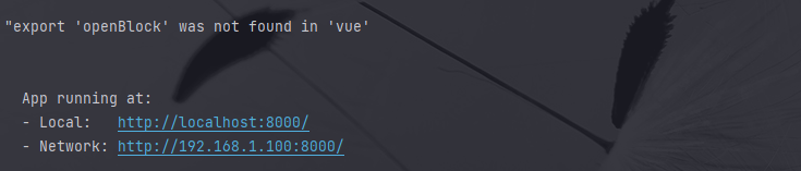 启动Vue项目报错“npm ERR! code ELIFECYCLE”