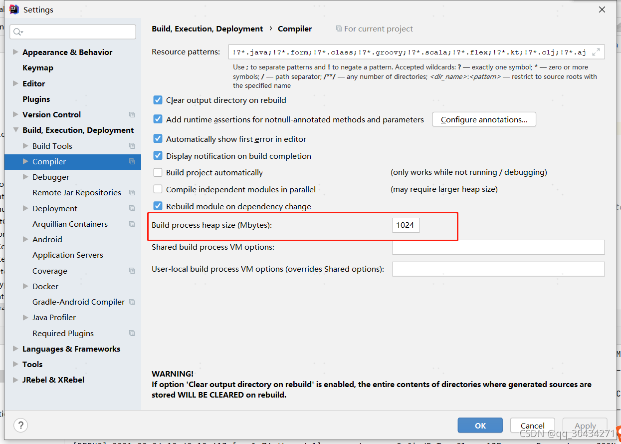 Information:java: Errors occurred while compiling module-CSDN博客