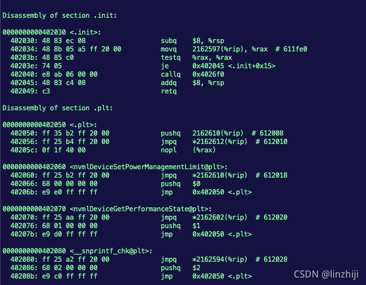 Objdump Linux linux objdump 反汇编_反汇编指令objdump 一行16进制代码-CSDN博客