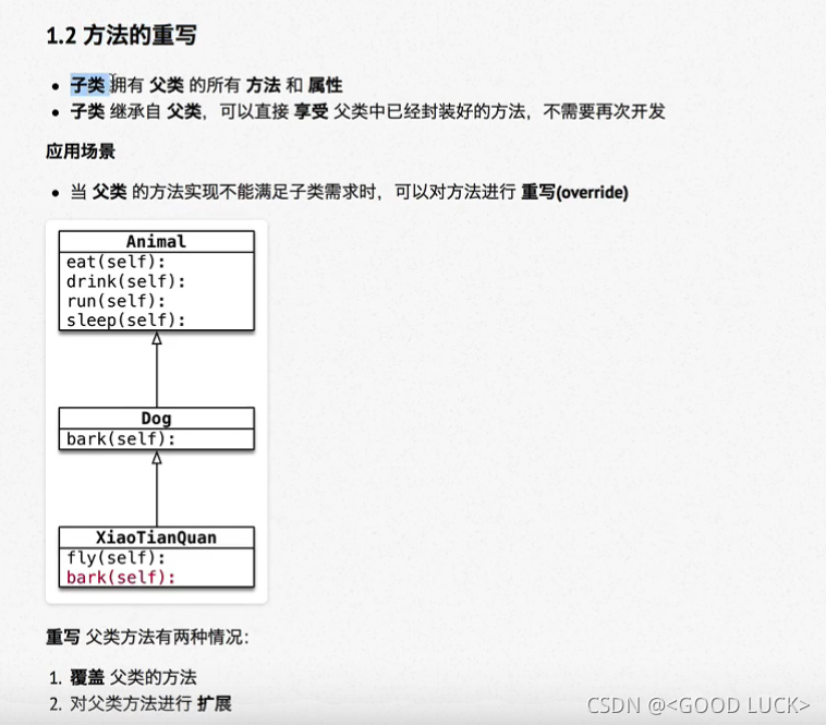 Python_方法的重写_python 方法重写-CSDN博客