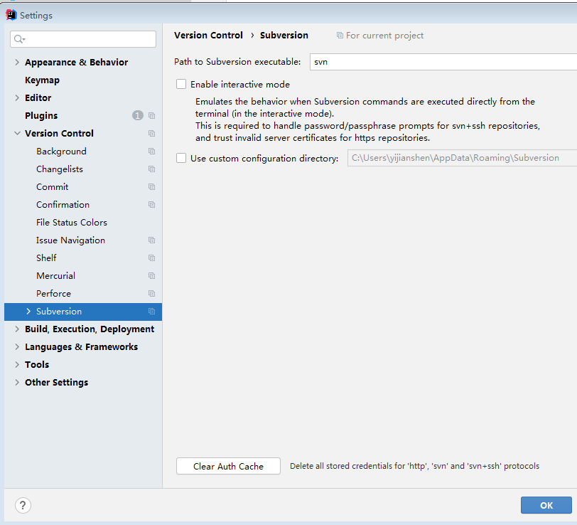 eclipse and idea clear svn account information - Programmer Sought